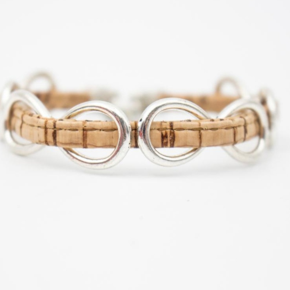 Women's cork bracelet